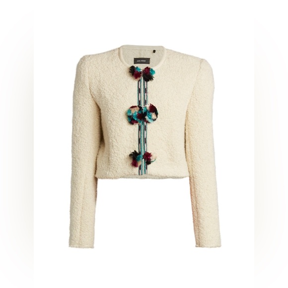 Isabel Marant Jacket Veste Gradiazi in Green Ecru size 36 BNWT Orig $1390 - Picture 2 of 7